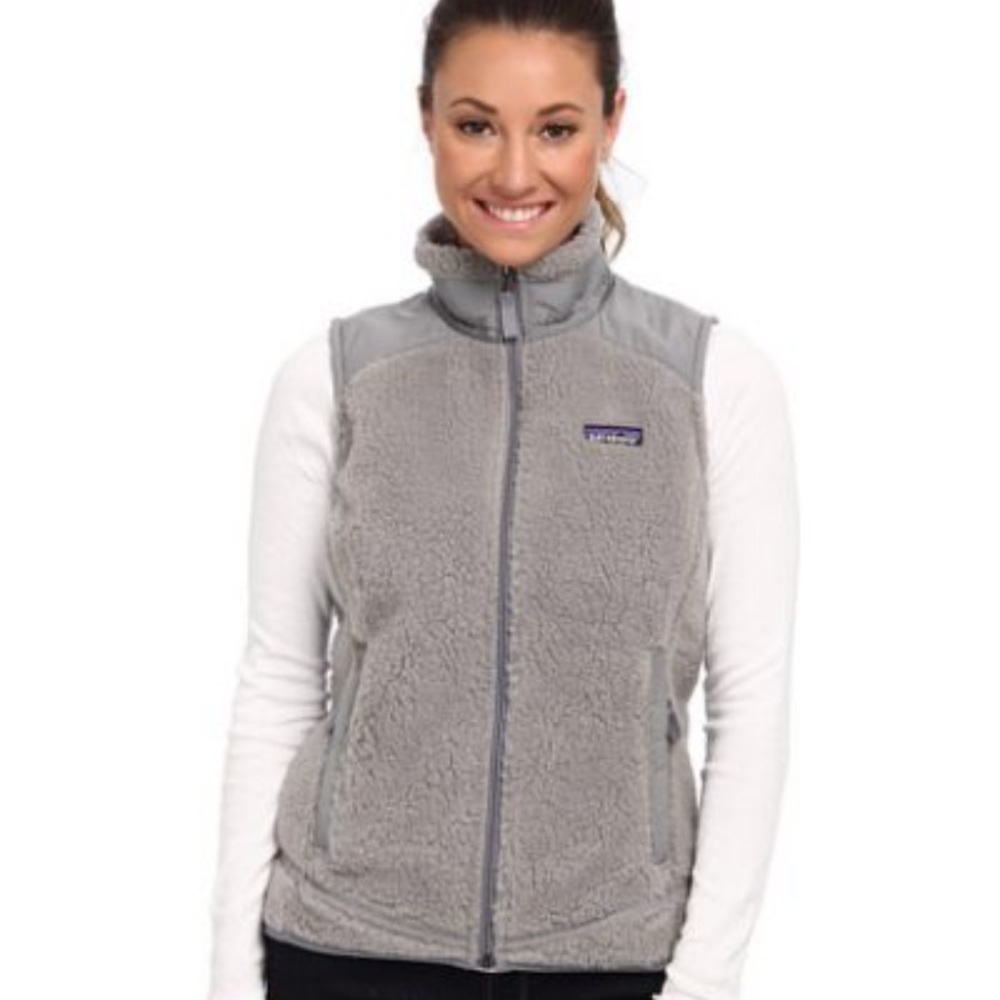NWT retro x patagonia women’s grey vest